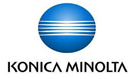 We work with konica minolta